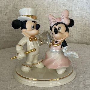 Disney Dancing ‘til Dawn Mickey and Minnie Figurine Lenox